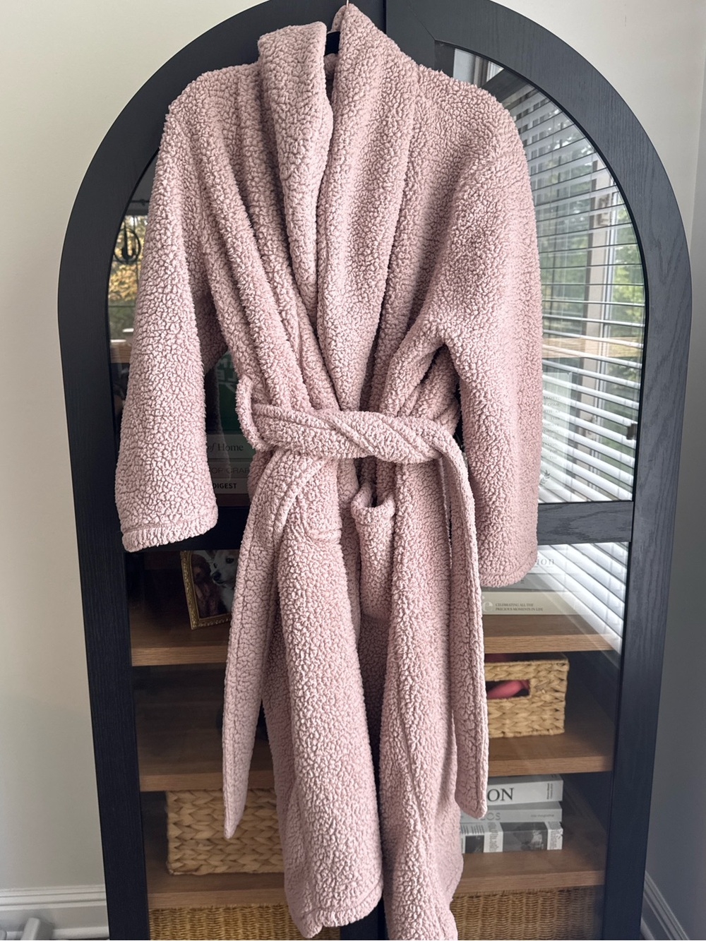 Comfort Code Cuddl Duds Xl Pink Mocha Sherpa Robe